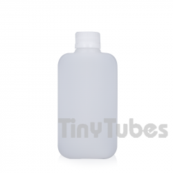 Frasco plano 225ml natural