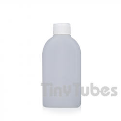 Frasco plano 200ml natural