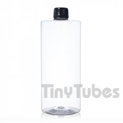 Frasco TUBE 400ml 25% R-PET Transparente