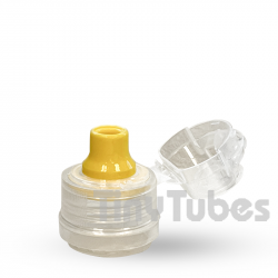 Fliptop 28/410 amarelo e transparente