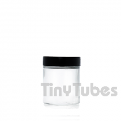 Frasco de vidro transparente de 100 ml