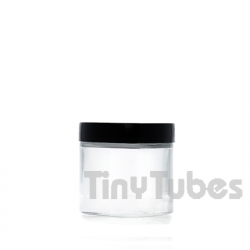 Frasco de vidro transparente de 160ml
