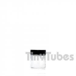 Frasco de vidro transparente de 30ml