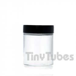 Frasco de vidro transparente de 360ml
