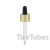 Conta Gotas 20/410 Ouro e preto