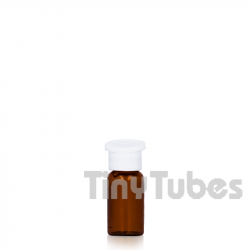 Frasco de vidro âmbar de 2 ml